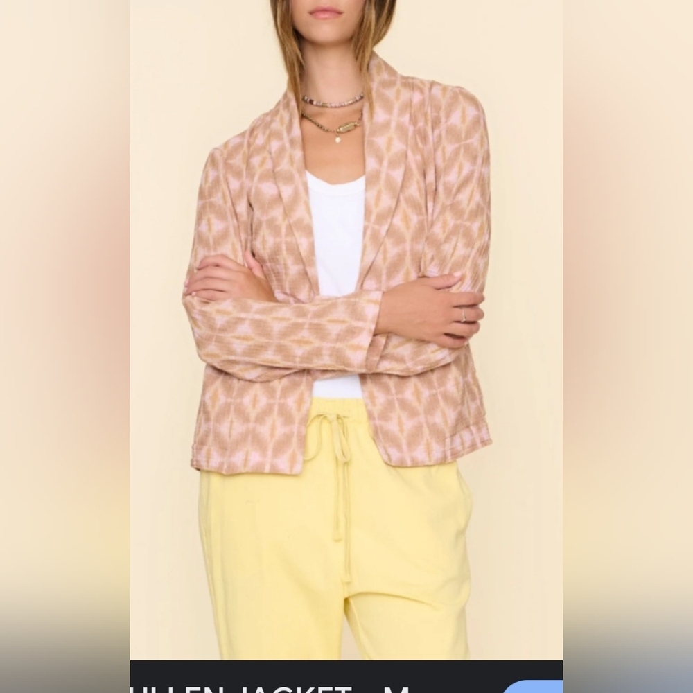 Xirena Cullen Honey Twinkle Gauze Style Jacket Size XL